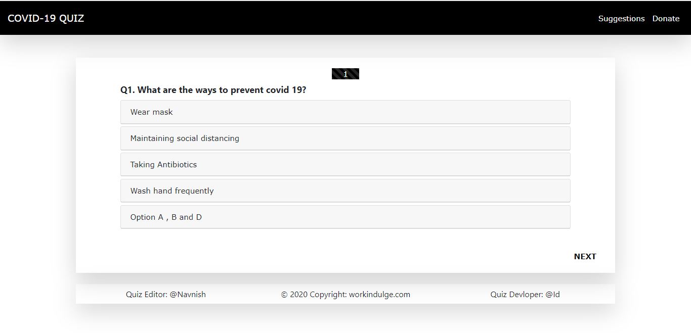 covid-19 quiz